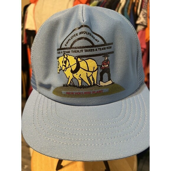 Vintage New Holland Trucker SnapBack Hat - Picture 1 of 6